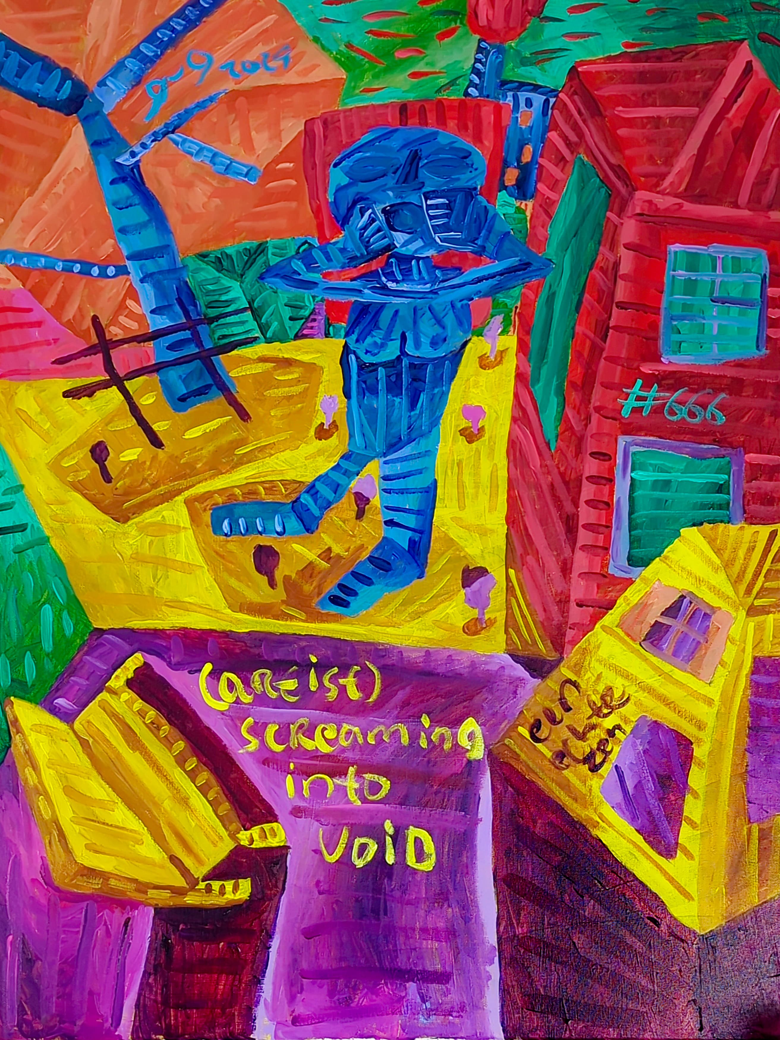 #666-(artist) screaming into void